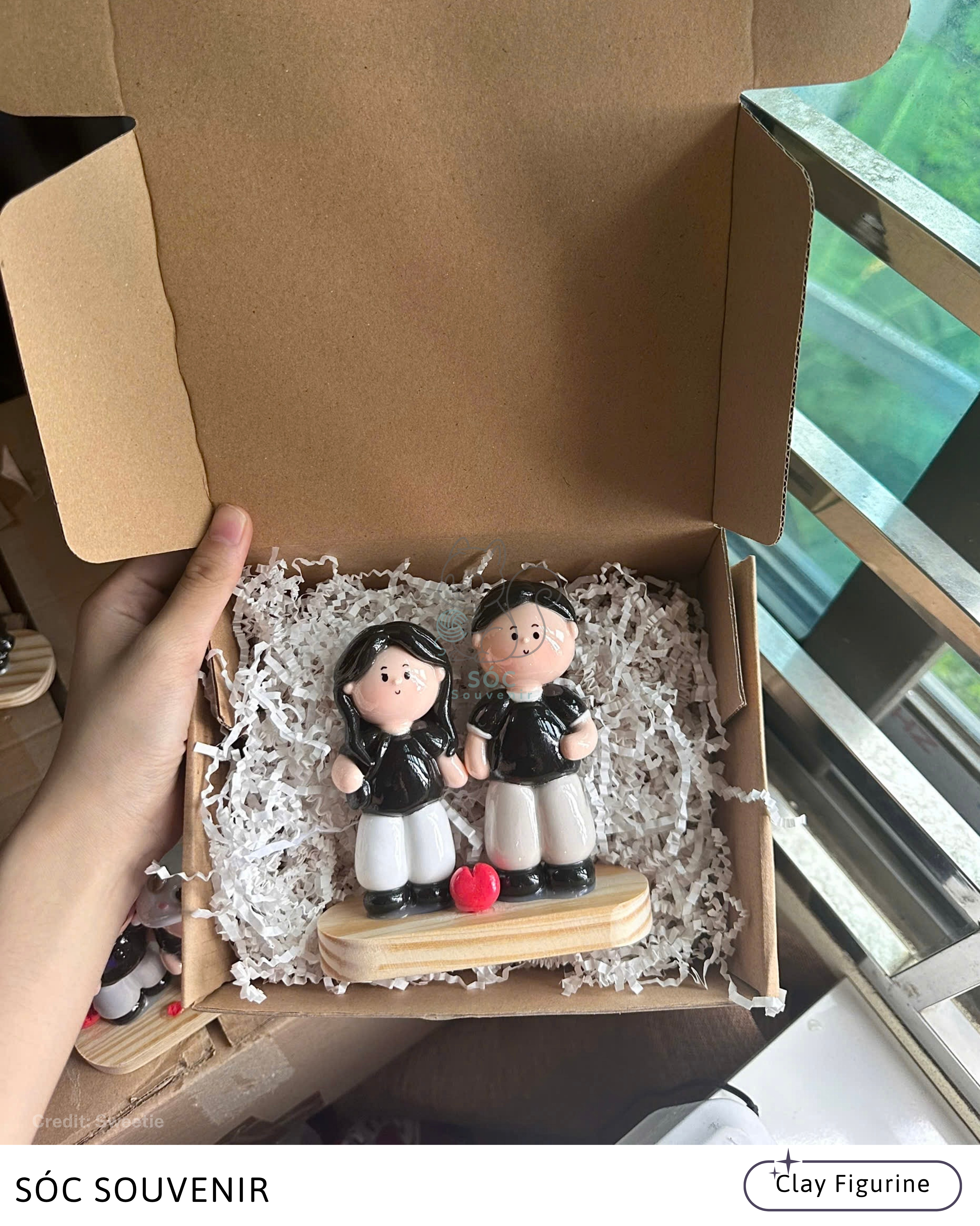 ✨ Clay Figurine – Personalized Handmade Gift