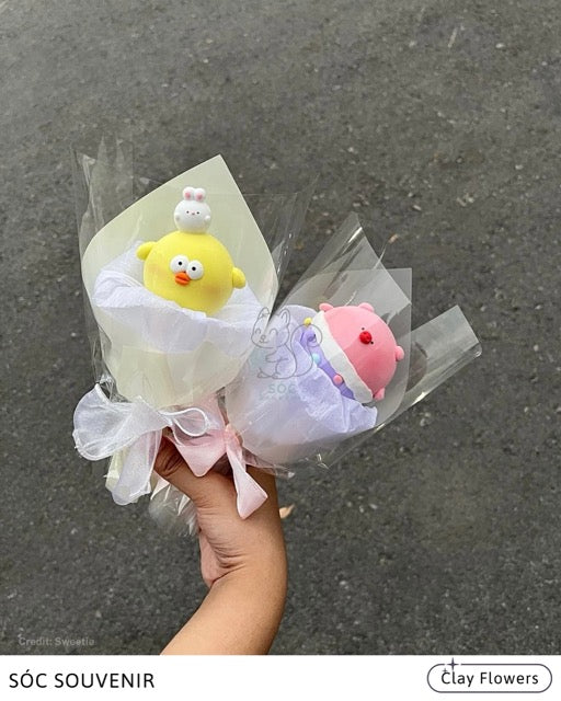 🌸 Clay Flowers – Handmade with Love