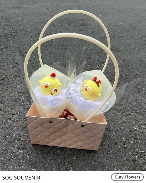 🌸 Clay Flowers – Handmade with Love