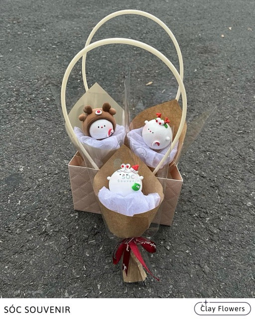 🌸 Clay Flowers – Handmade with Love