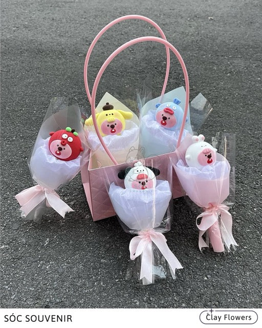 🌸 Clay Flowers – Handmade with Love