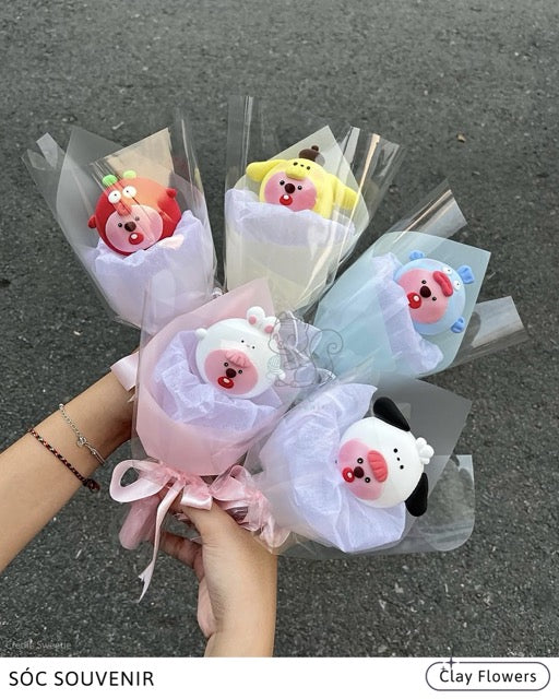 🌸 Clay Flowers – Handmade with Love