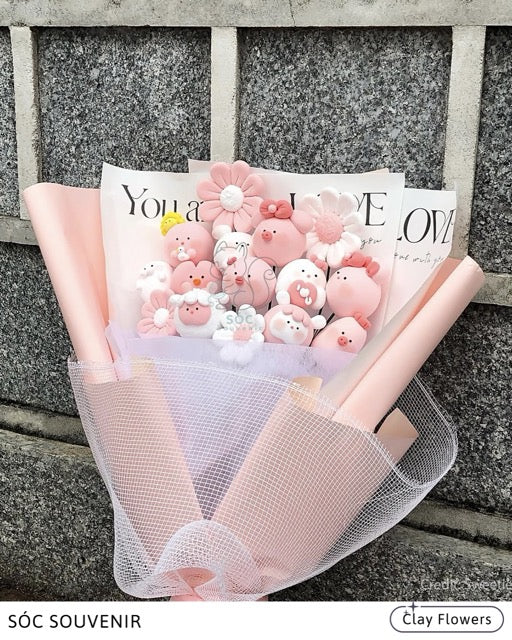 🌸 Clay Flowers – Handmade with Love