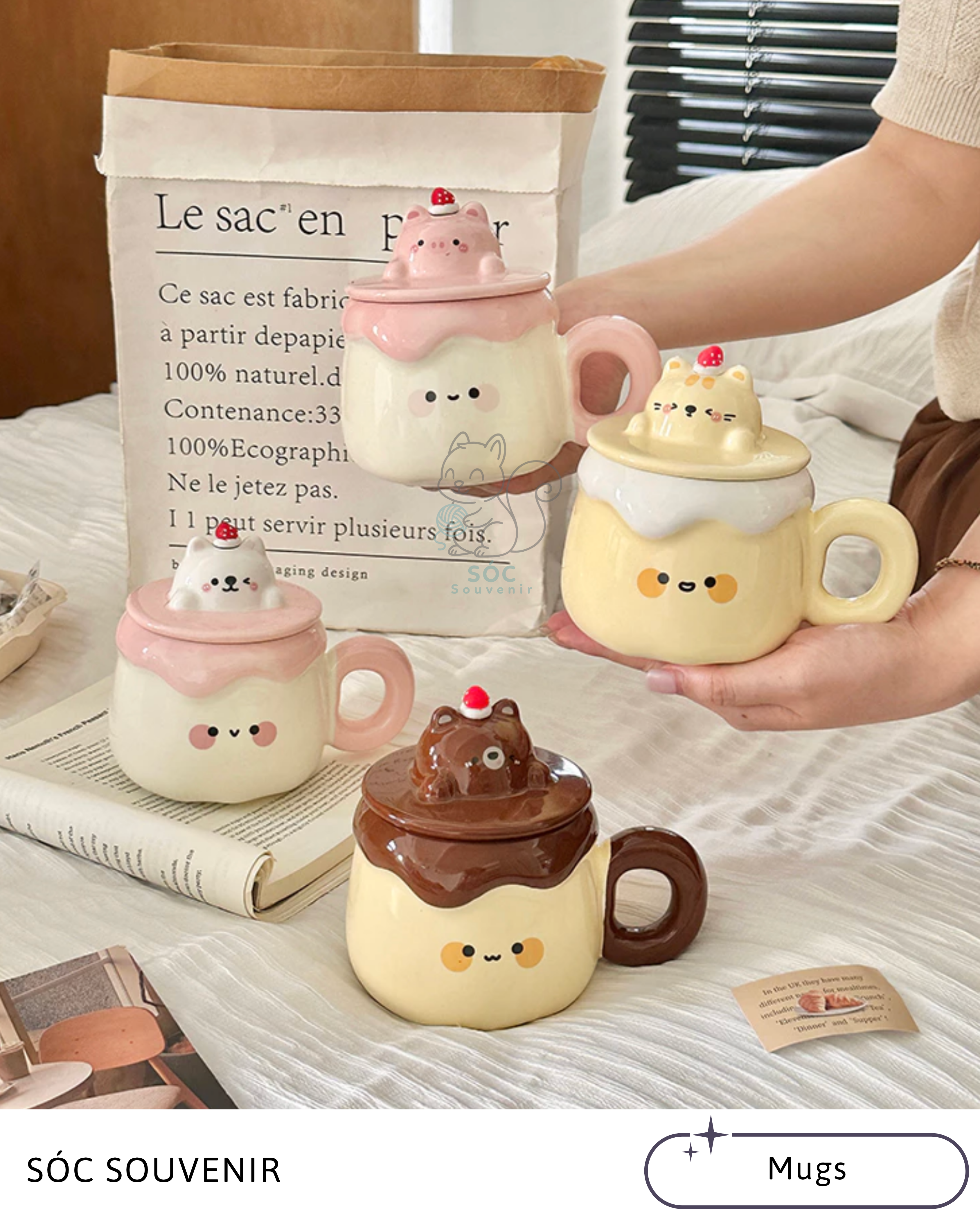 Cake Animal Ceramic Mug