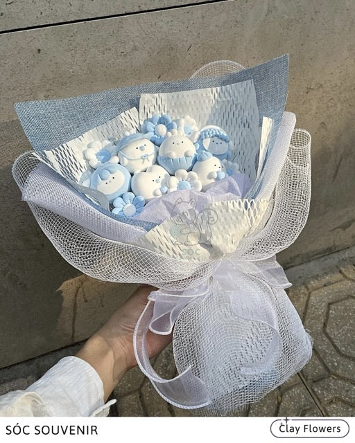 🌸 Clay Flowers – Handmade with Love