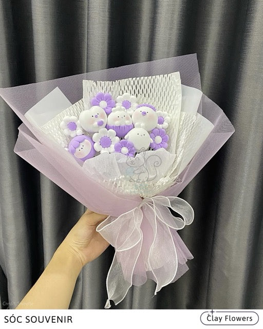 🌸 Clay Flowers – Handmade with Love