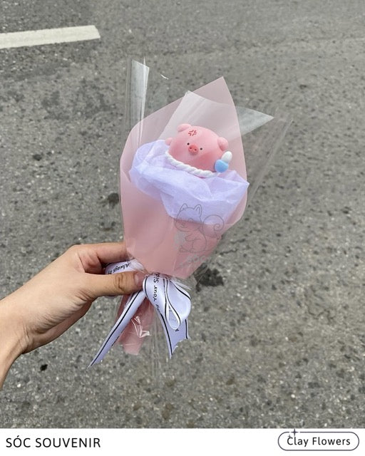 🌸 Clay Flowers – Handmade with Love