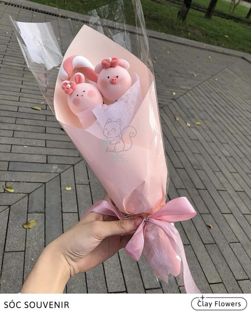 🌸 Clay Flowers – Handmade with Love